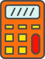 icono de vector de calculadora