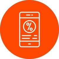 Interest Rate Vector  Icon