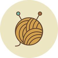 Knit Ball Icon. Yellow Wool Cartoon Yarn Graphic by smartstartstocker ·  Creative Fabrica