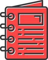 Notebook Creative Icon Design vector