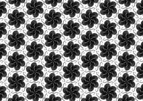 Black and white floral pattern for coloring, background, fabric pattern. photo