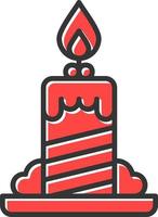 Candle Creative Icon Design vector