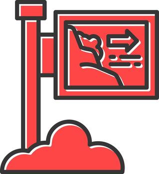 diseño de icono creativo de puntero vector