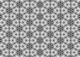 Black and white floral pattern for coloring, background, fabric pattern. photo