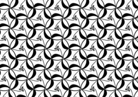 Black and white floral pattern for coloring, background, fabric pattern. photo