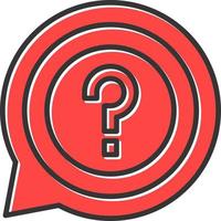 Question Creative Icon Design vector