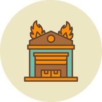 Fire Creative Icon Design vector