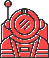 Astronaut Creative Icon Design vector