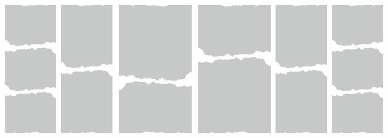 Pictures or photos frame collage. comics page grid layout abstract photo frames and digital photo wall template