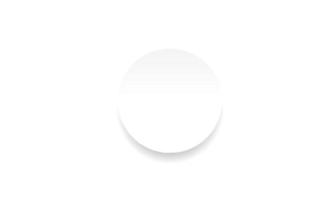 clean and minimalist white circle 3d background vector