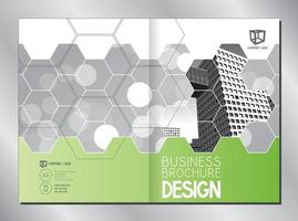 Business Brochure Cover Template - A4 Format vector