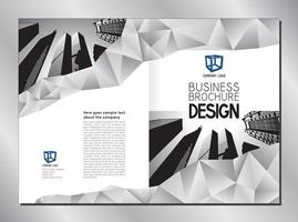 Business Brochure Cover Template - A4 Format vector