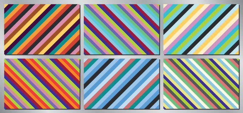 Set of Coloful Vintage backgrounds