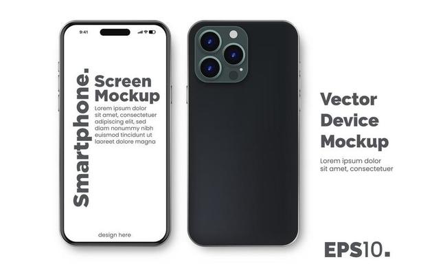 Iphone Mockup Vector Art, Icons, and Graphics for Free Download