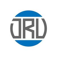 DRV letter logo design on white background. DRV creative initials circle logo concept. DRV letter design. vector