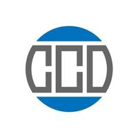CCD letter logo design on white background. CCD creative initials circle logo concept. CCD letter design. vector