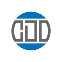 CDD letter logo design on white background. CDD creative initials circle logo concept. CDD letter design. vector