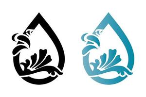 water wave icon. water drop sign. vector illustration elements