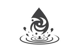 water drop icon for app or website vector