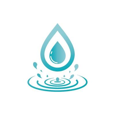 water drop icon for app or website