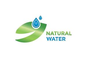 natural water icon. water drop sign. vector illustration elements