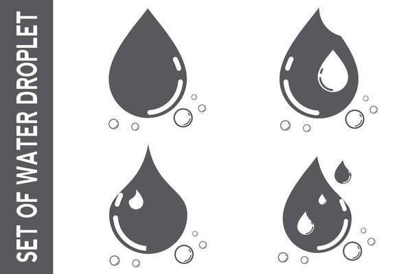 water drop icon for app or website