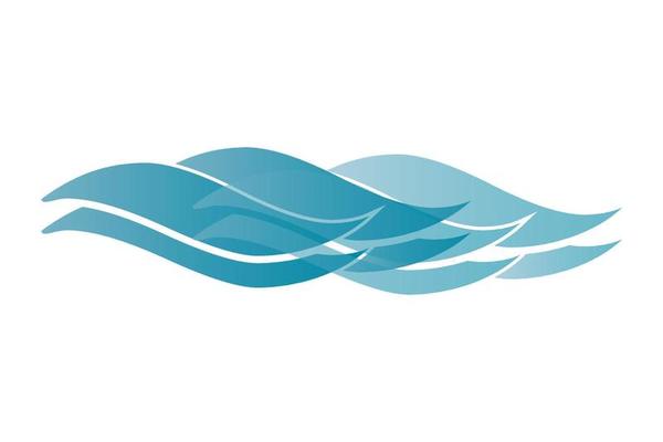 water wave icon. water drop sign. vector illustration elements