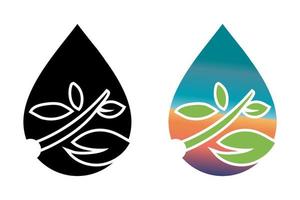 natural water icon. water drop sign. vector illustration elements