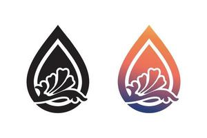 water wave icon. water drop sign. vector illustration elements