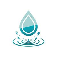 icono de gota de agua para aplicación o sitio web vector