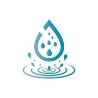 icono de gota de agua para aplicación o sitio web vector