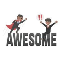 business african awesome design character vector