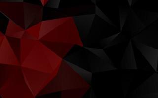 Dark Red vector polygon abstract backdrop.