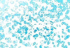 Light Blue, Red vector pattern with spheres.