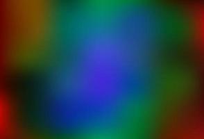 Dark Multicolor, Rainbow vector blurred bright background.