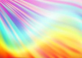 Light Multicolor, Rainbow vector template with liquid shapes.