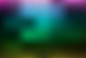 Dark Multicolor, Rainbow vector blurred and colored background.