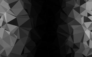 plata oscura, telón de fondo de mosaico abstracto vector gris.