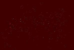 Light Red vector background with bubbles.