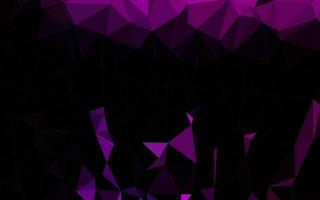 Dark Purple vector polygonal background.