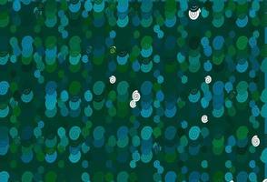 Light Blue, Green vector pattern with liquid shapes.