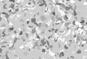 textura de vector gris plateado claro con formas aleatorias.