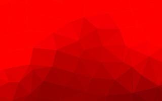 Light Red vector shining triangular background.
