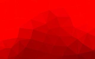 Light Red vector shining triangular background.