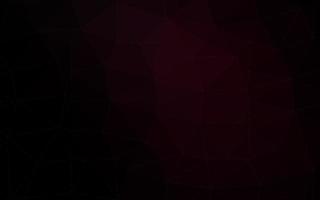 Dark Red vector triangle mosaic template.