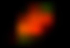 Dark Orange vector glossy bokeh pattern.