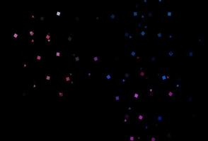 Dark Blue, Red vector layout with circles, lines, rectangles.