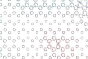 Light blue, red vector template with circles.