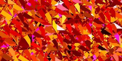 Dark Multicolor vector background with polygonal forms.