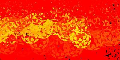 Light orange vector background with polygonal forms.